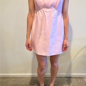 VINTAGE Neiman Marcus Light Pink Mini Dress